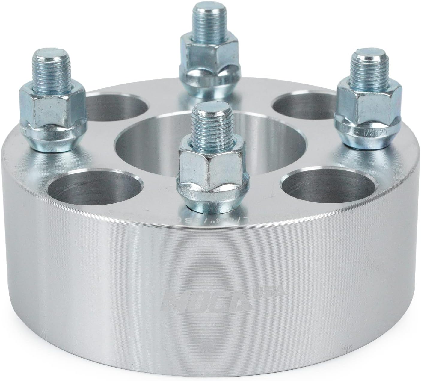 MOCA 2Pcs Hub Centric Wheel Spacers 2" Thick(50mm), 4x4(4x101.6mm), Hub bore 2.44" (62mm), 1/2" x20 Studs fits EZ GO EZGO Club Car (Widens Track by 4 inches)