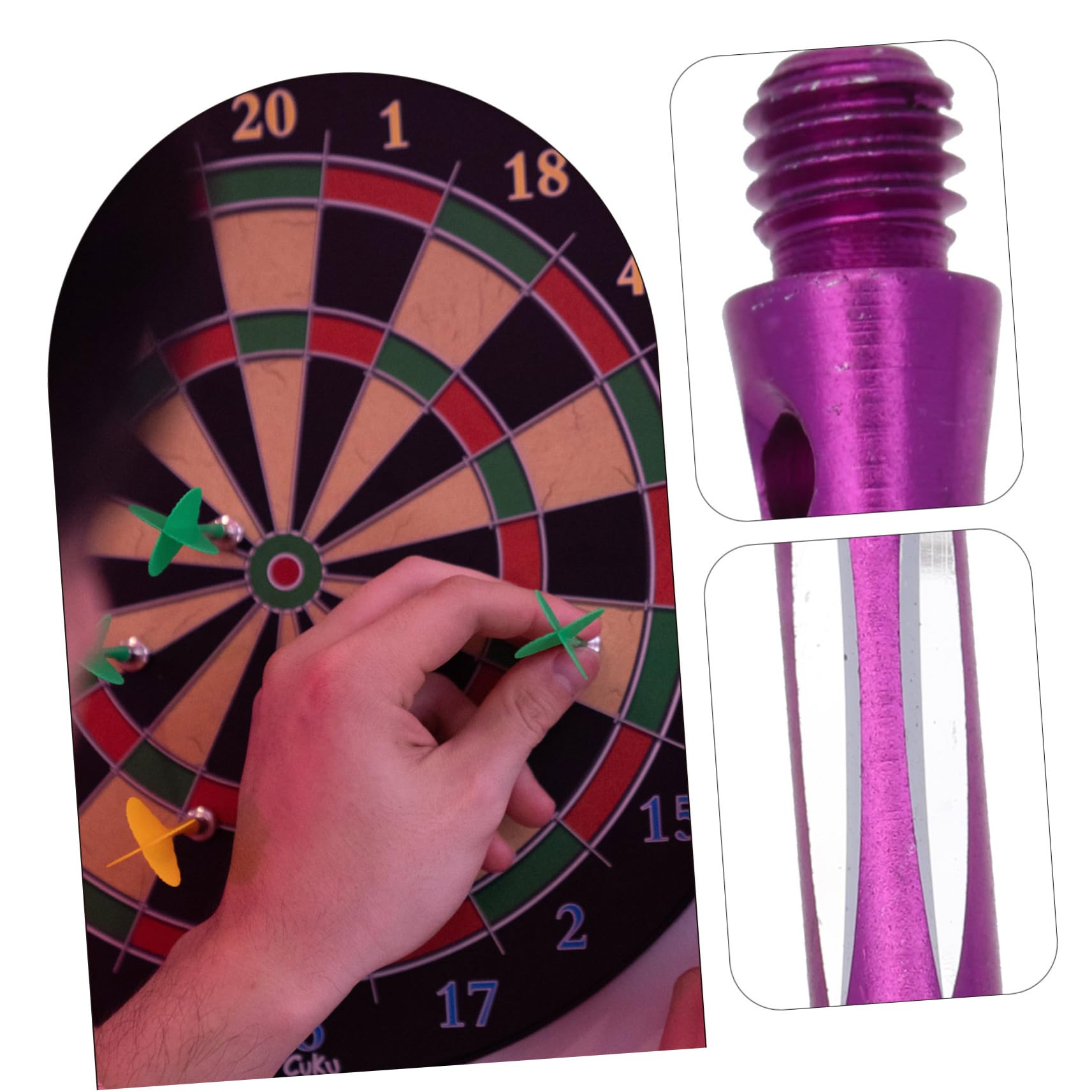 NAMOARLY 6Pcs Shafts Replacement Outdoor Stems for Enhanced Performance Compatible with Standard Flights