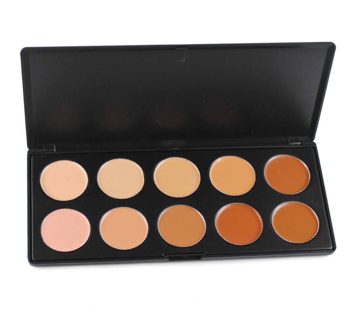 Photo 1 of 10 Colors Hydrating Cream Concealer Palette, Pure Vie Long Lasting Full Coverage Correcting Concealer Palette Foundation Camouflage Makeup Contour Kit for Conceals Corrects Dark Circles Acne Blemish