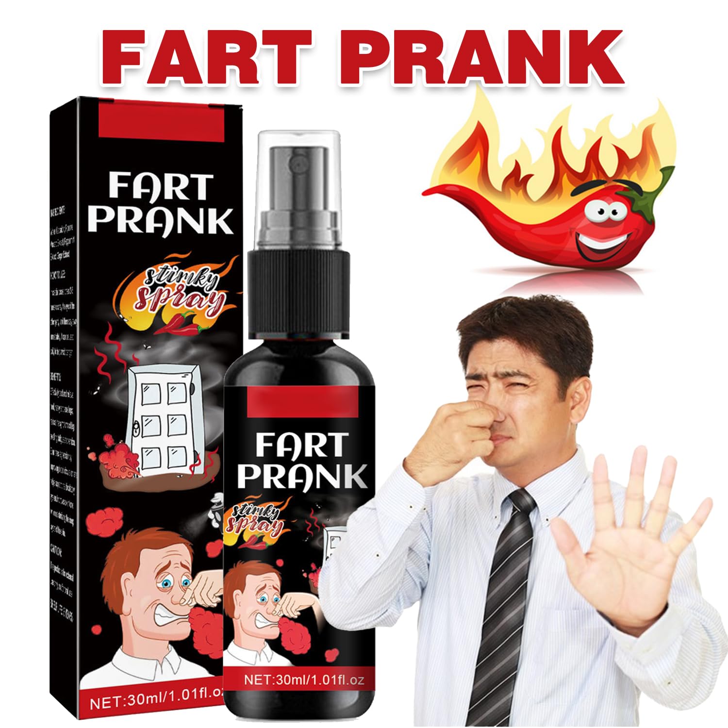 Spray Puzzolente Liquido, Scoreggia Liquido, Liquido Farta Spray, Farta Puzzolente Spray, Liquido Scoreggia Odore, Spray Scoreggia Liquido, Che Odora Puzzolente, Roba di chili Scherzosa Non Tossica