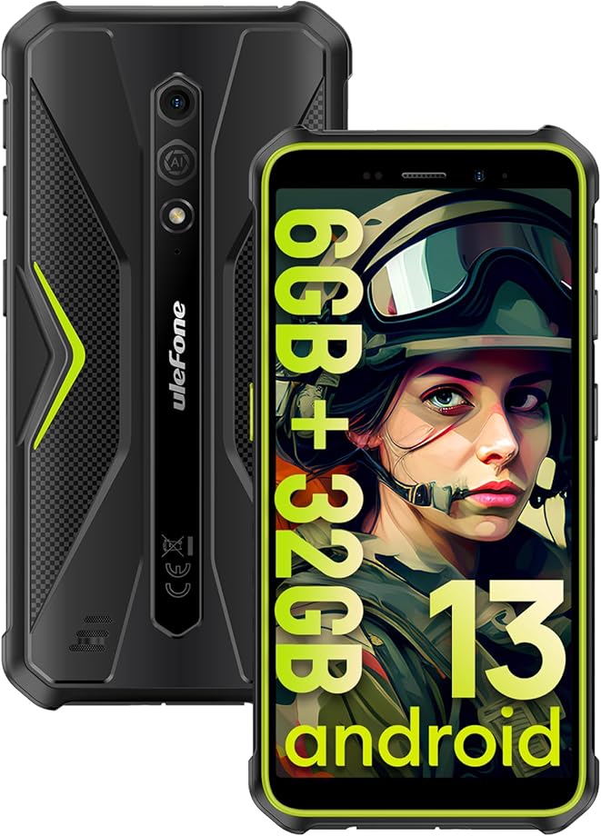 Rugged smartphone ulefone armor x12  6gb+32gb+256gb espandibili