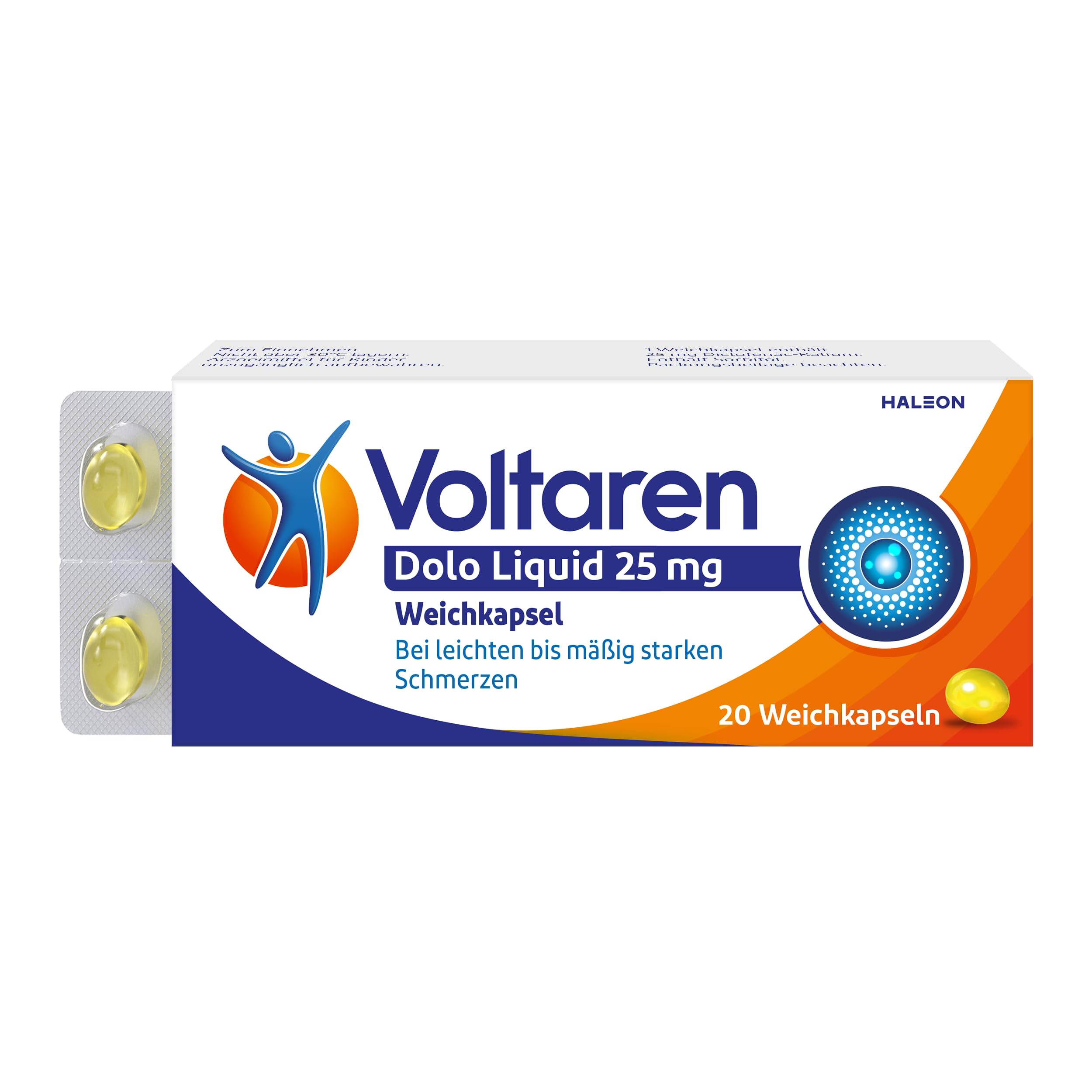 Voltaren Dolo Liquid Weichkapseln – Diclofenac-Kalium 25 mg
