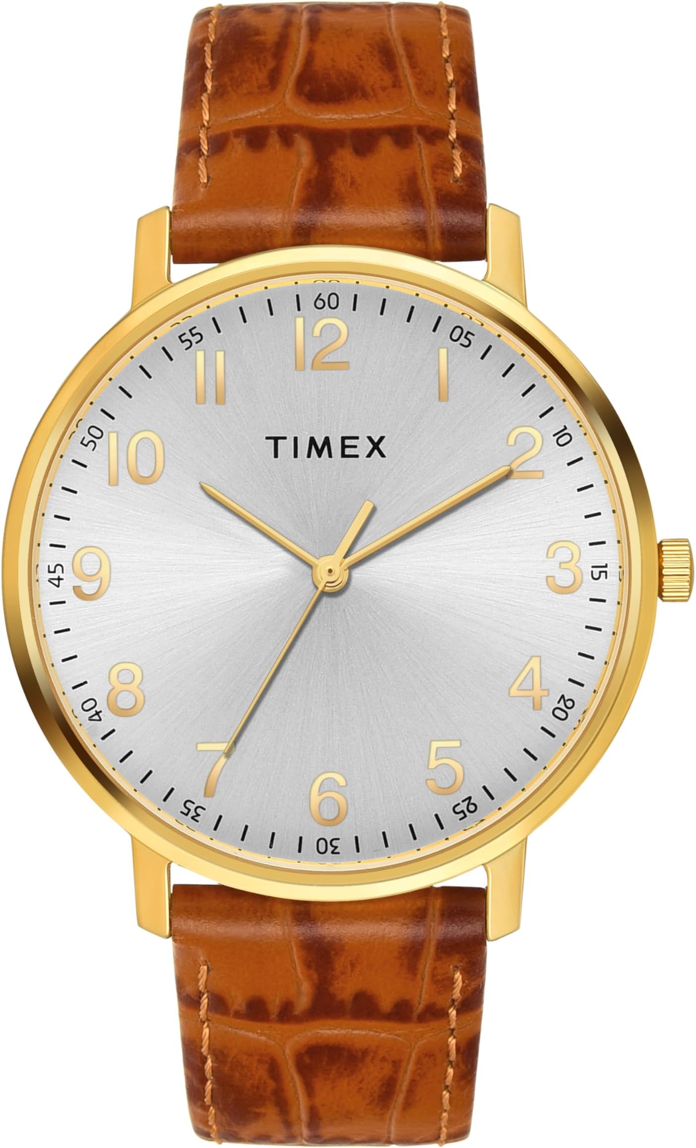 Men Silver Round Dial Analog Watch - TW0TG8026, Silver