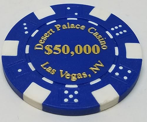 Miniatura 2 de Fichas de póquer - (25) $50,000 Desert Palace 0.41 oz compuesto de arcilla