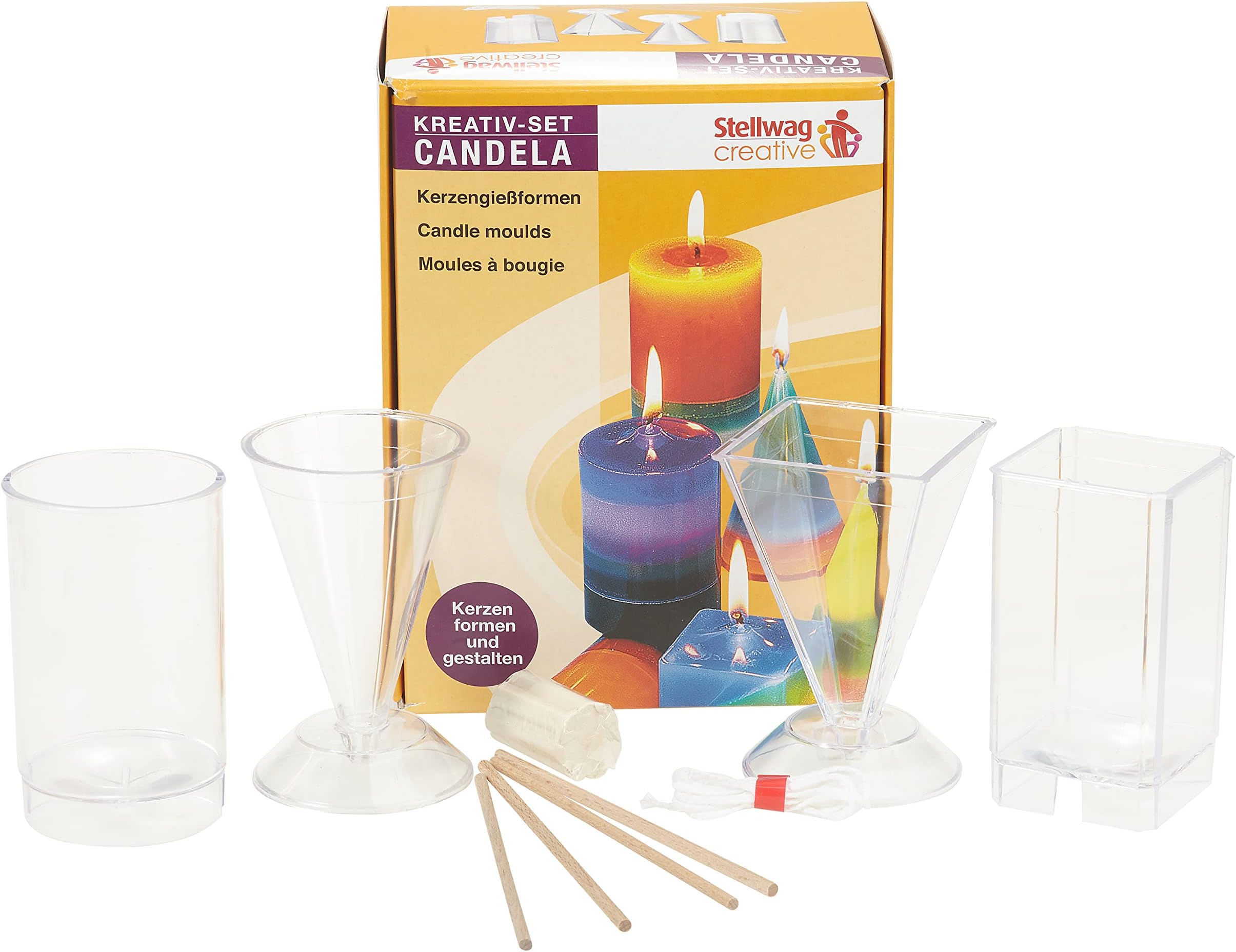 Candle Molds, Set Of 4