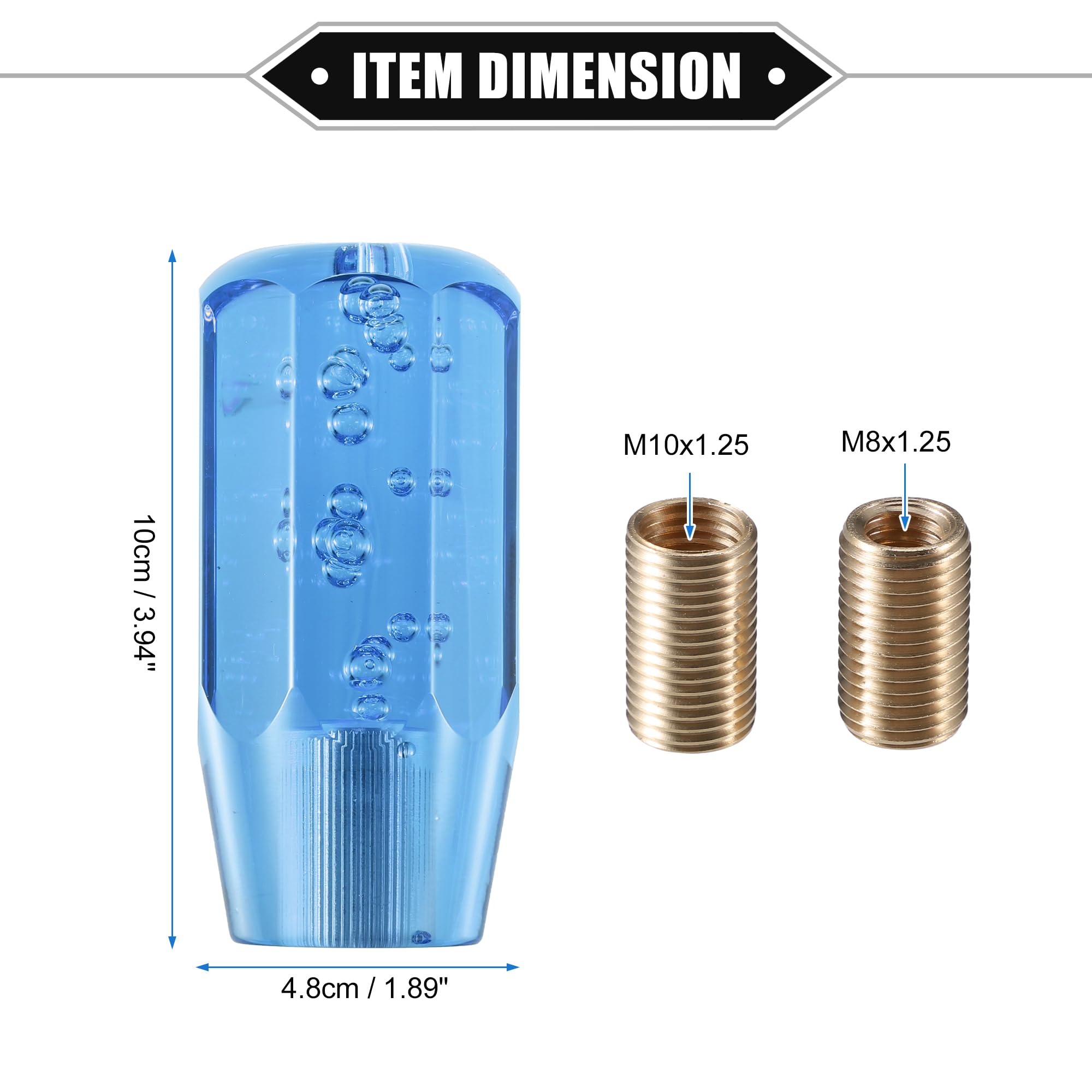 Amazon.com: VekAuto Gear Shift Knob Stick, 10cm Faux Crystal