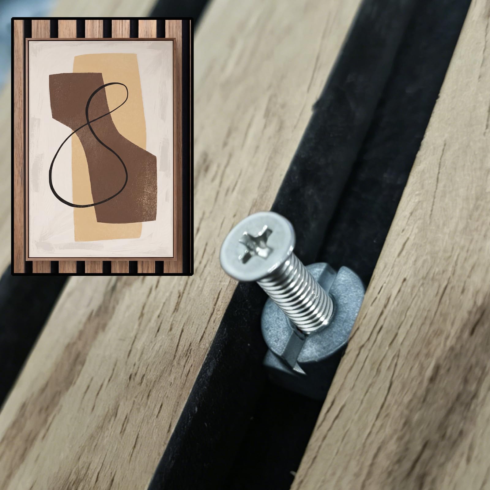 5 Stück Haken für akustikpaneel Ohne Bohren Akustikpaneele Zubehör Flexibel Einstellbar Haken für Schallschutzplatten für Aufhängen von Bilderrahmen, Ablagen und Wanddekoration usw