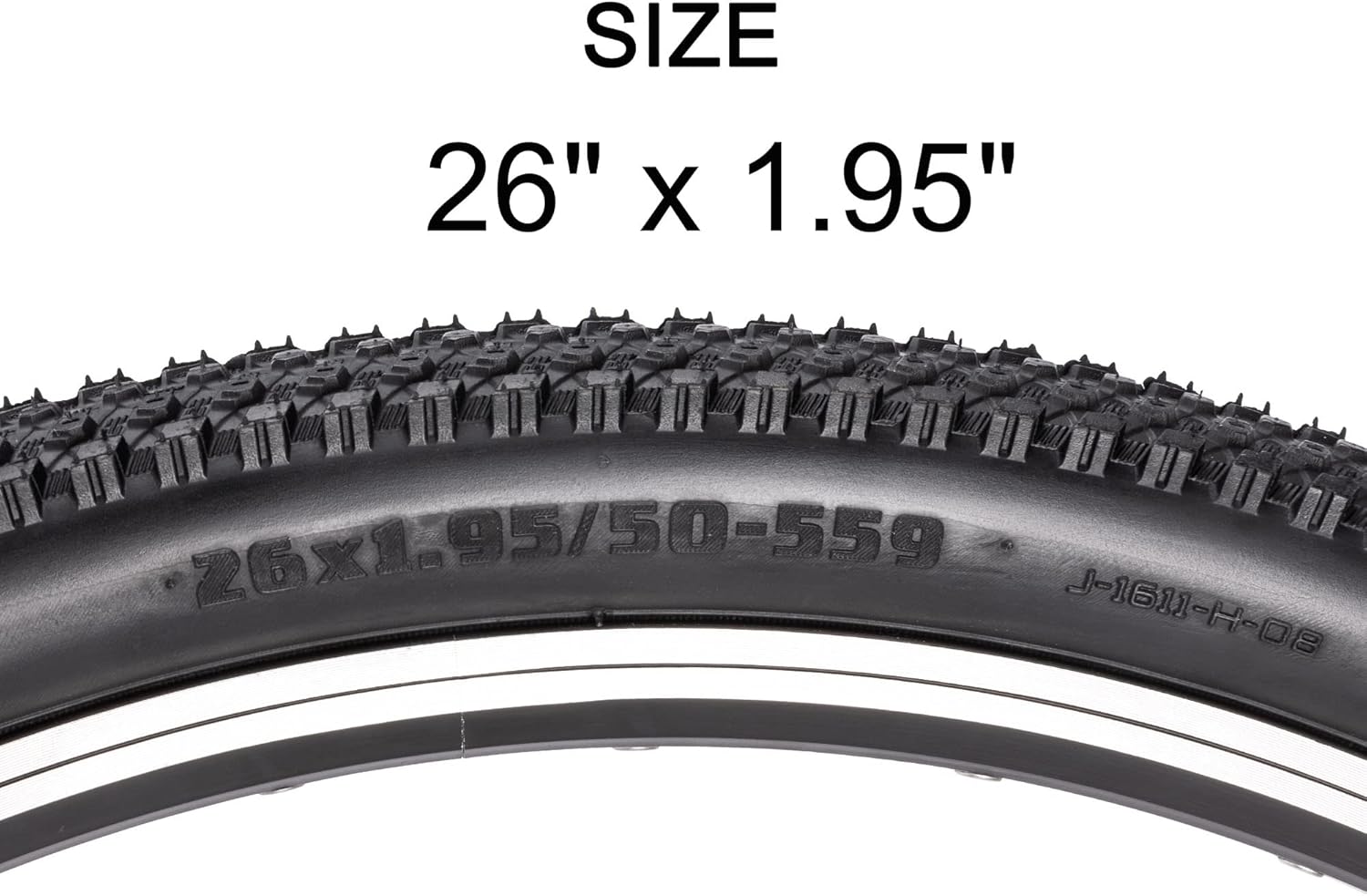 Replacement Bike Tire -26’’x1.95’’,26’’x2.25’’, 27.5’’x2.1’’, 27.5’’x2.2’’, and 29’’x2.2’’ Durable Folding Mountain Bike Tire - 60 TPI Bicycle Tires for Mountain Bike Bicycle