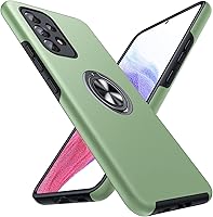Vista 42 de JAME Funda para teléfono Samsung Galaxy A17/A26 5G con protector de pantalla [2 paquetes] Soporte de anillo Soporte Doble Capa Grado Militar a