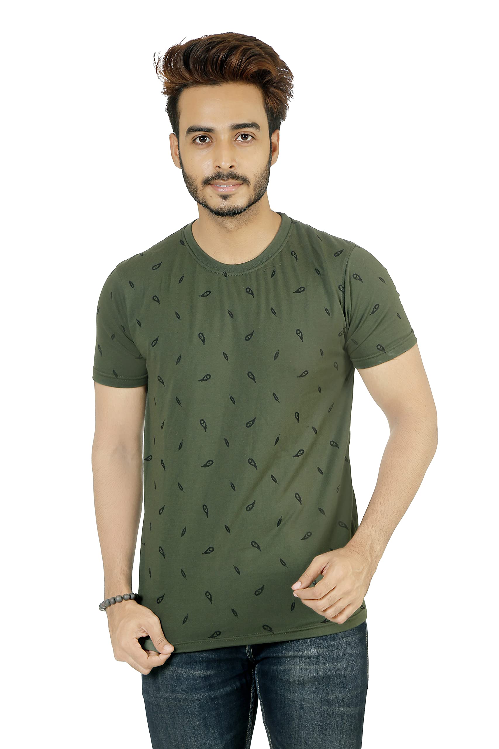 MAJOR MARIOPrinted Round Neck Tshirt for Men