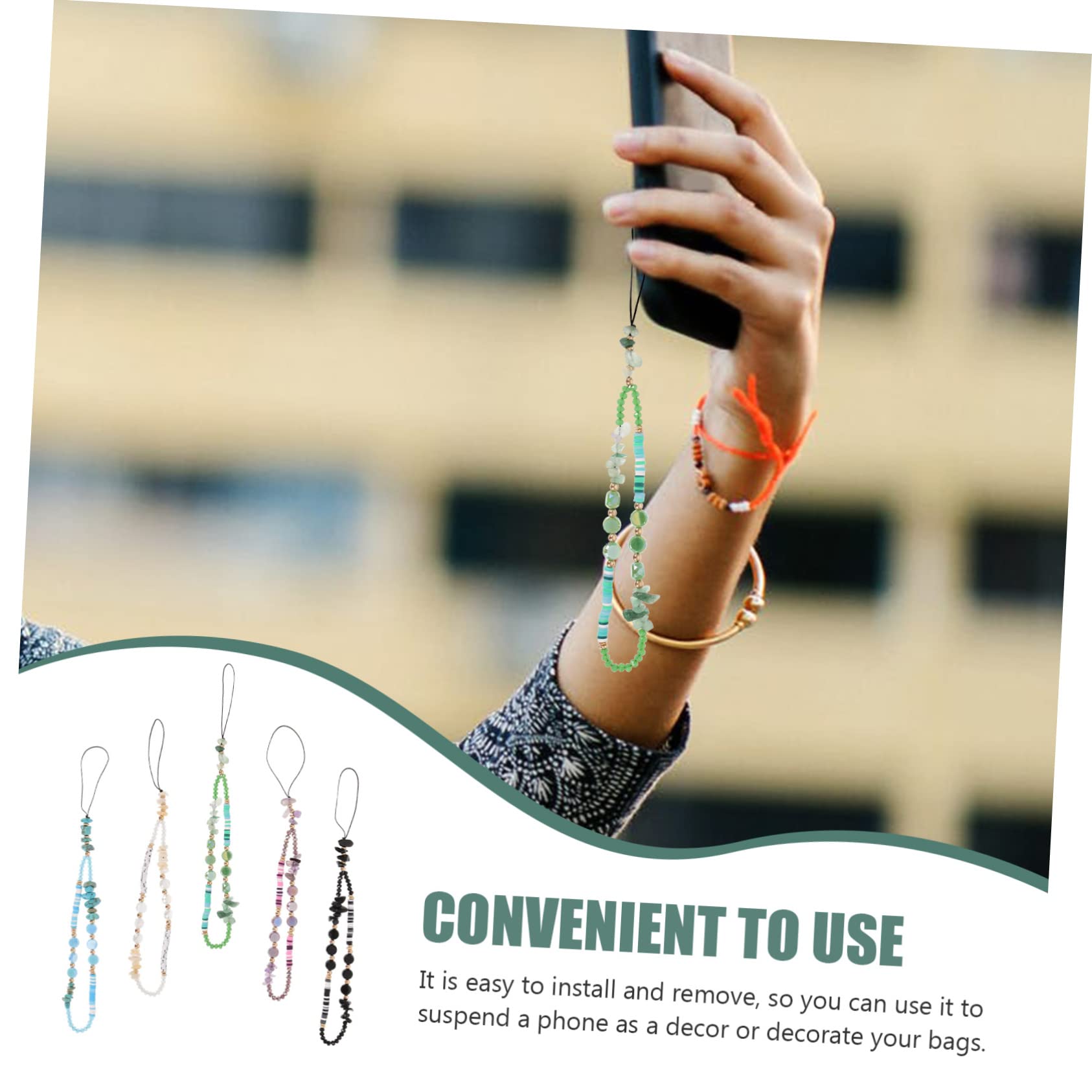 NUOBESTY Lanyard Para Teléfono Correa Decorativa Para Colgar Accesorios De Teléfono Para Evitar Pérdidas