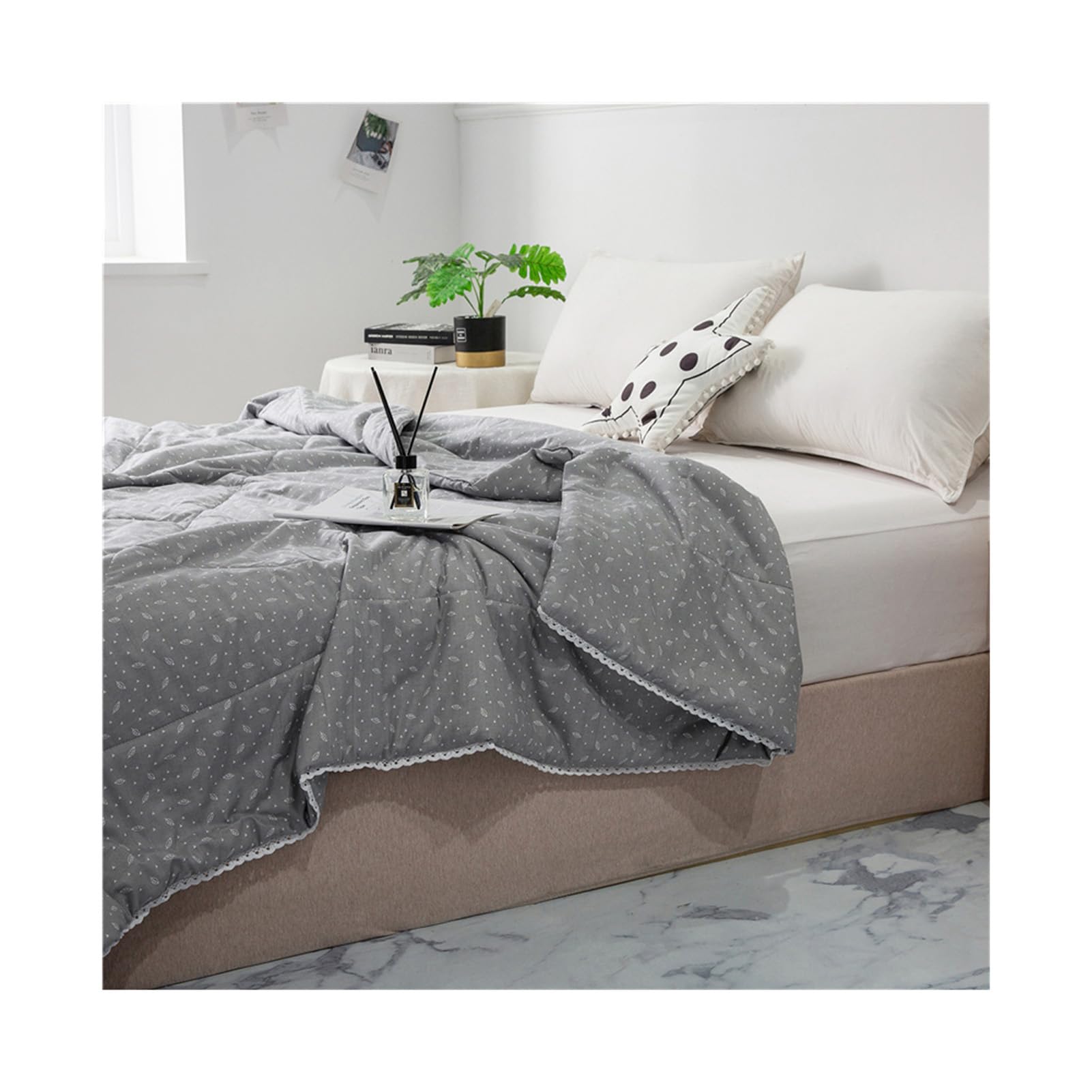 Edredón refrescante antialergias para combatir el calor en camas de 220x240cm lavable