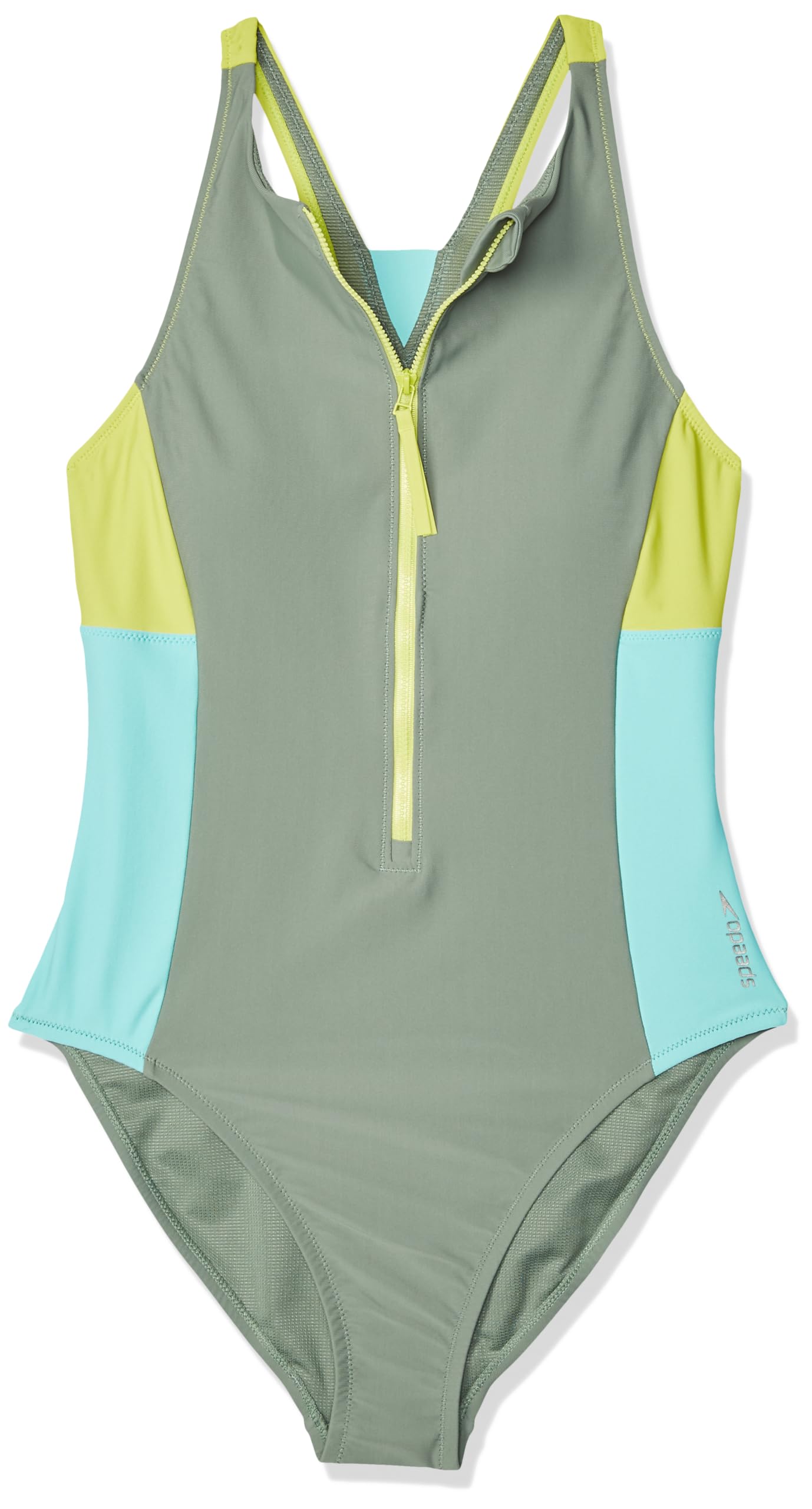 Amazon.com : Speedo 800403416002S Zip Colorblock 1 Pc Soft