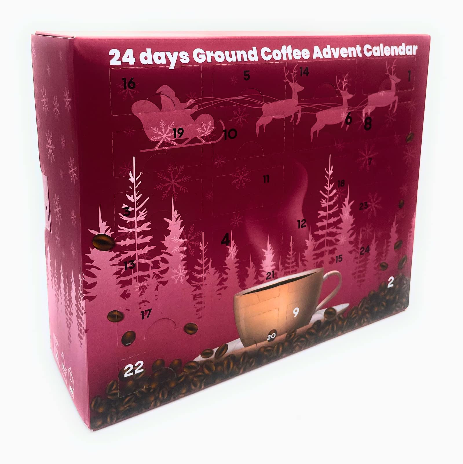 Coffee Advent Calendar 2023-24 Days Christmas Coffee Advent Calendar Of 12  Flavoured Ground Coffee Selection - Coffee Gift Set - Christmas Coffee -  Gifts For Men & Women - Coffee Gifts - Buy Online - 476836806