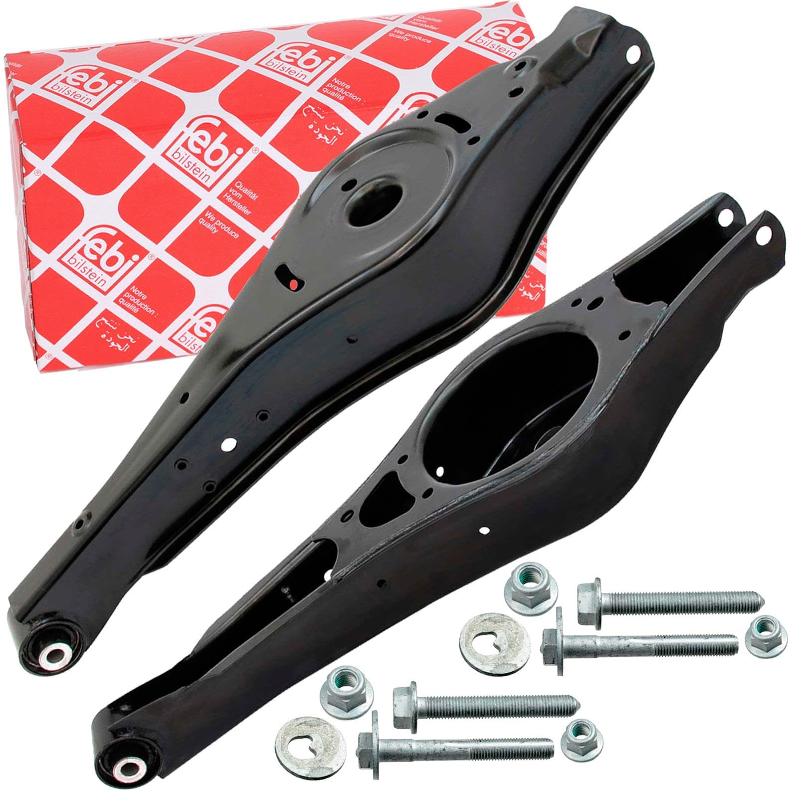 BandelOne enthält 2x Febi Querlenker Hinterachse unten für A3 8P Golf 5 6 Passat 3C