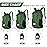 4Monster Hiking Daypack,Water Resistant Lightweight Packable Backpack for Travel Camping Outdoor (Army Green-2, 24L)