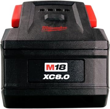 ميلووكي 48-11-1880 M18 REDLITHIUM HIGH OUTPUT 18v 8.0 Ah Lithium-Ion Battery Pack