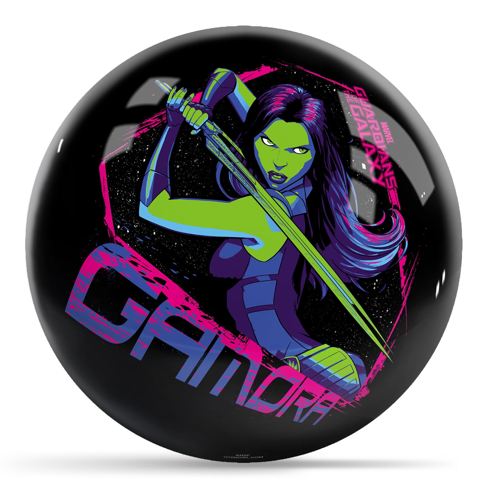 KR Strikeforce Marvel - GOG - Gamora 16lb Bowling Ball