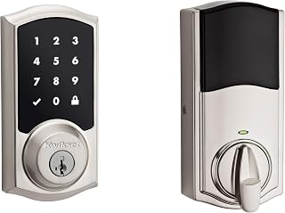 Kwikset 99160-020 SmartCode 916 Z-Wave Plus Touchscreen Deadbolt Satin Nickel