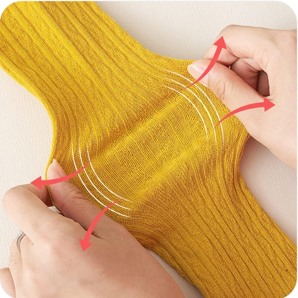 Bafeicao 3/4/5 Pack Toddler Baby Girls Tights Cable Knit Leggings Stockings Little Girl Cotton Pantyhose - Image 4