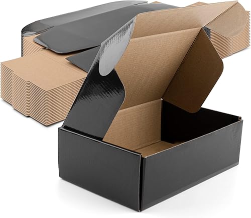 Miniatura 17 de Golden State Art, Cajas de envío rosadas de 4 x 4 x 2, paquete de 26 cajas pequeñas de cartón corrugado para envío, embalaje, regalos de manualidades