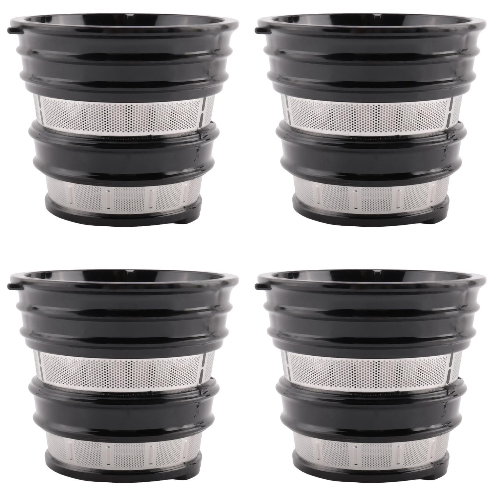 Hndhbfgrt 4X Stainless Steel Strainer for Juicer, Juicer Accessories,Collect the Pomace