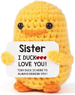 MBL Sister Gifts for Birthday Mothers Day - Handmade Funny Cute Small Duck Present for Sisters Sis Big Little Sister Graduation Christmas Stocking Stuffers