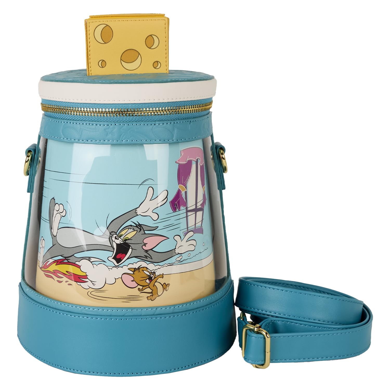Amazon.com: Loungefly Warner Bros Tom and Jerry Spinning Crossbody