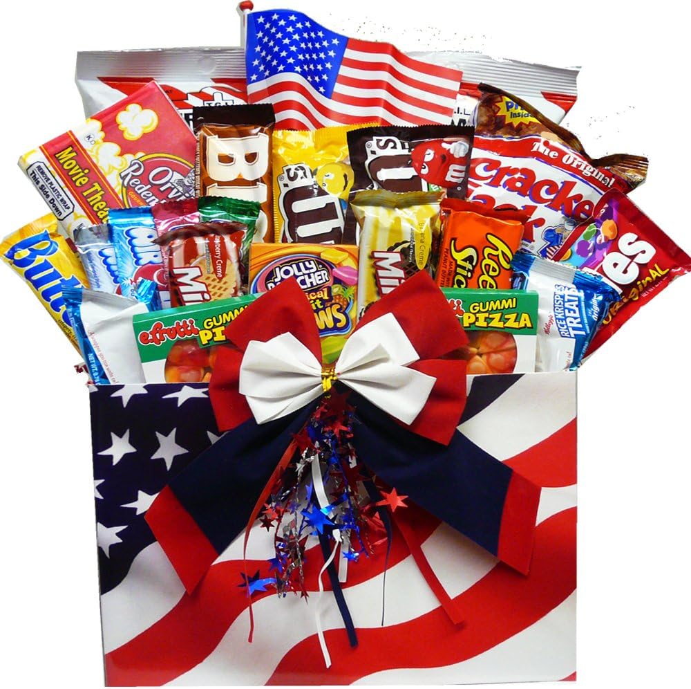 Art of Appreciation Gift Baskets All American Snacker Candy and Junk Food Box (Chocolate)