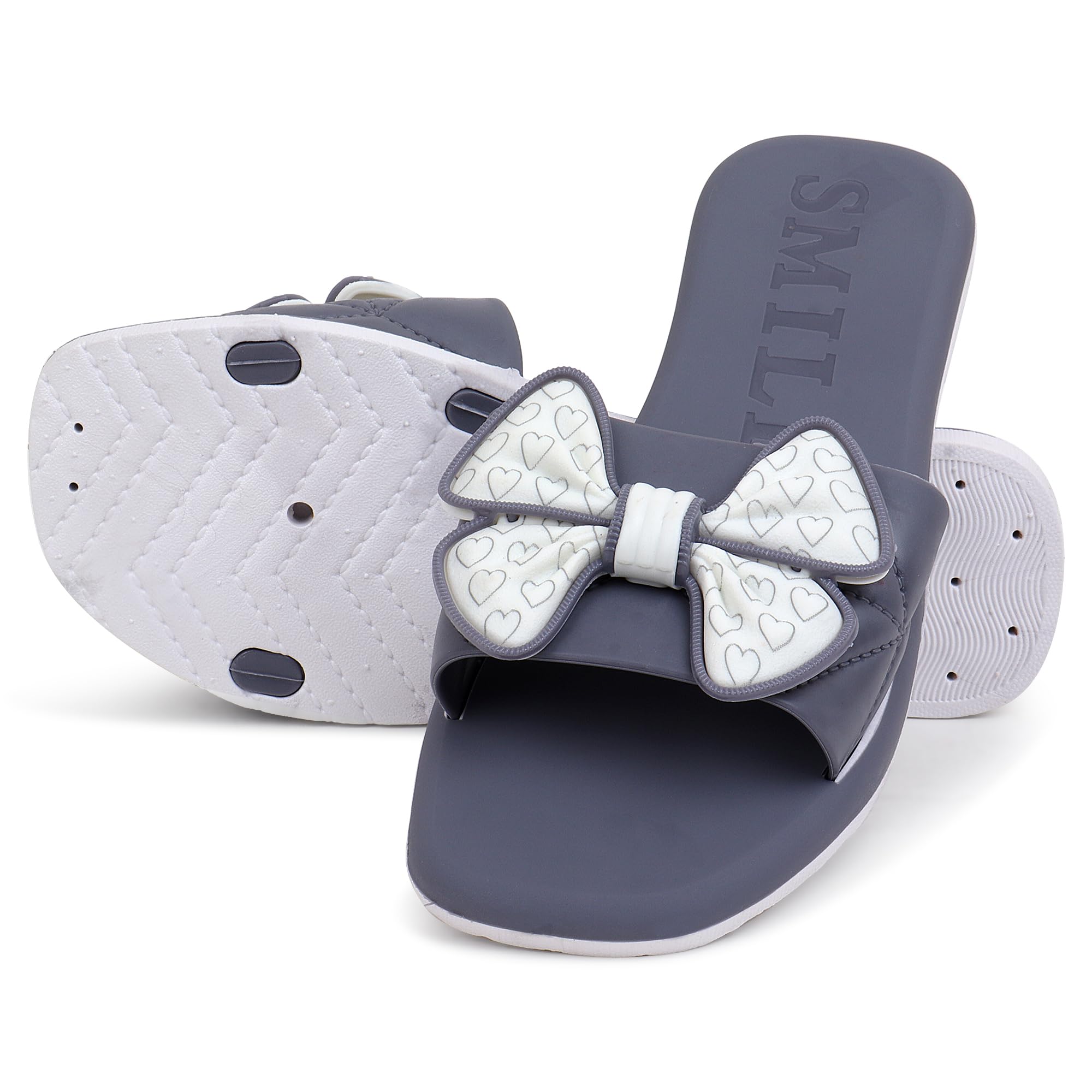 prouz Beautyful and latest Flip-fliops, Sleepers and sliders for women and girls - TYE (grey, 8) (B0D9H6XZZD) Amazon Price History, Amazon Price Tracker