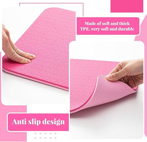 Miniatura 51 de 3 tapetes silenciadores para máquina de coser, tapete para máquina de coser, almohadilla de goma antideslizante que se mantiene en su lugar para Rosa