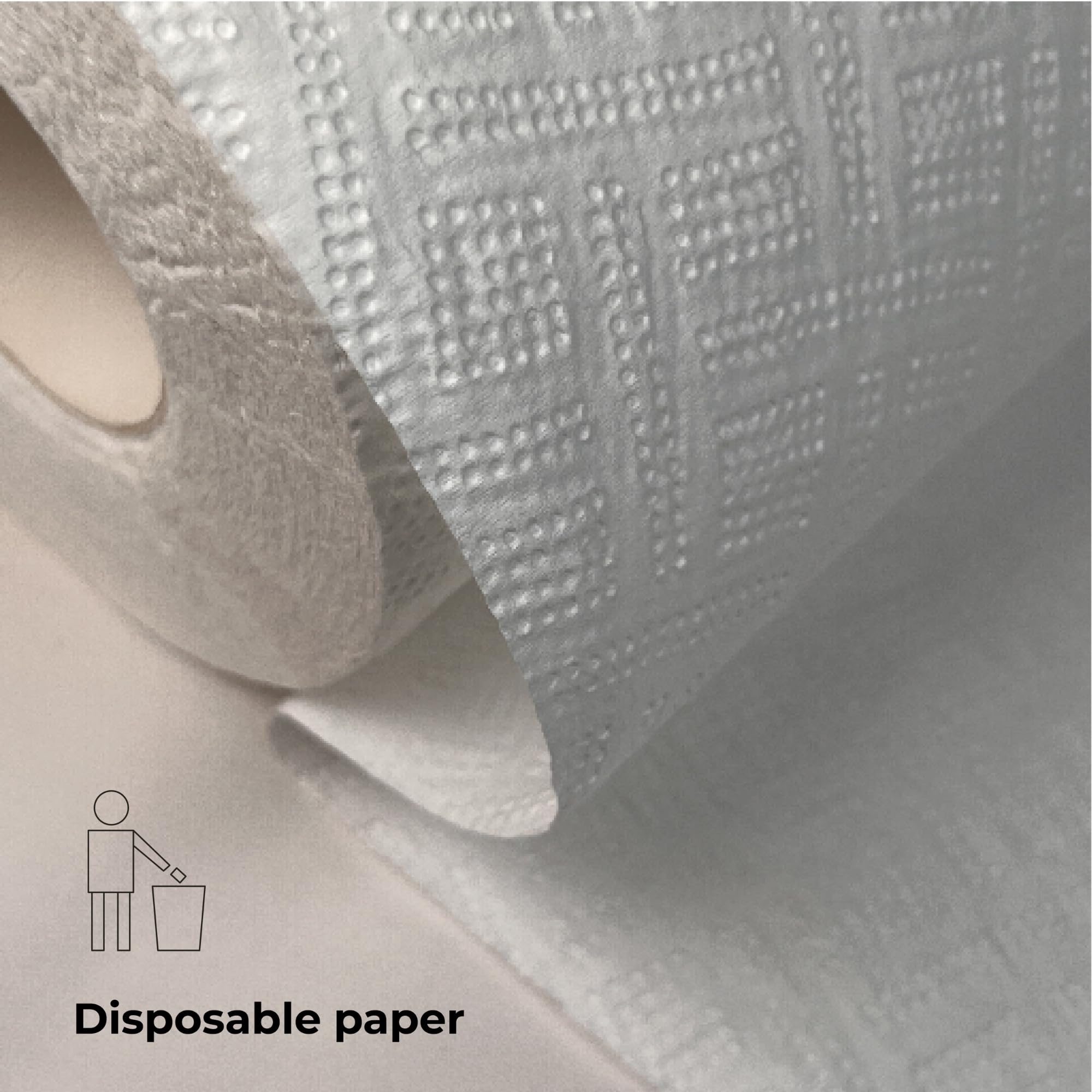 Ärztekrepp 2-lagig (56 cm x 50 m) 4 Papierrollen | Liegenabdeckung – Ärztekrepp