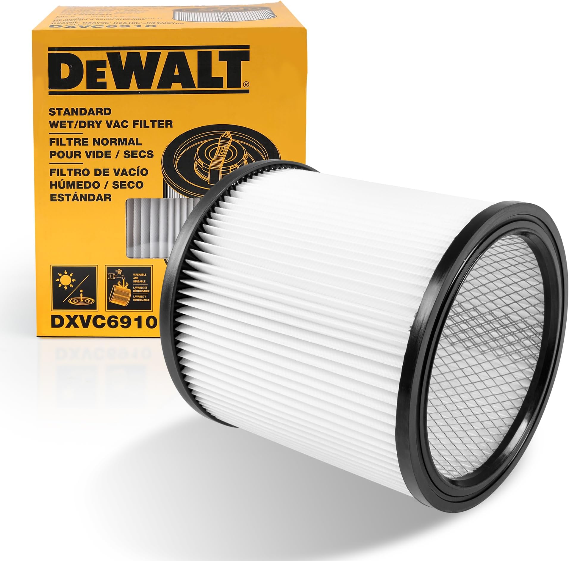 Vacuum Filter Replacement DXVC6910, Fit for DXV06P, DXV10S, DXV09P,DXV09PA, DXV10P, DXV10PL, DXV12P, DXV16S, DXV16SA, DXV209P, DXV209PA,DXV212P,DXV212PA,DXV14P,DXV16P,DXV16PA