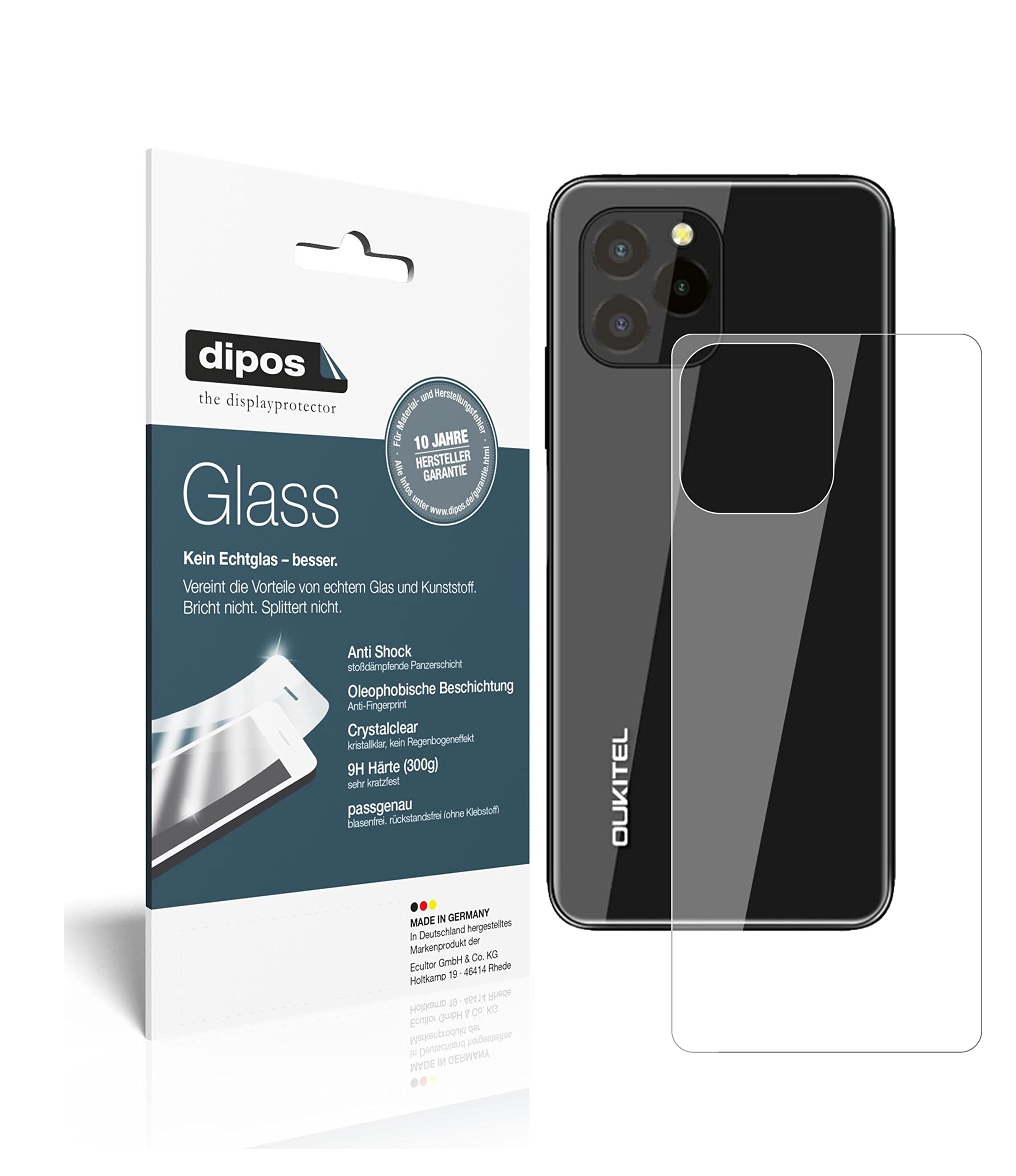 2x Pellicola Protettiva per Oukitel WP100 Titan Protezione Vetro Flessibile 9H