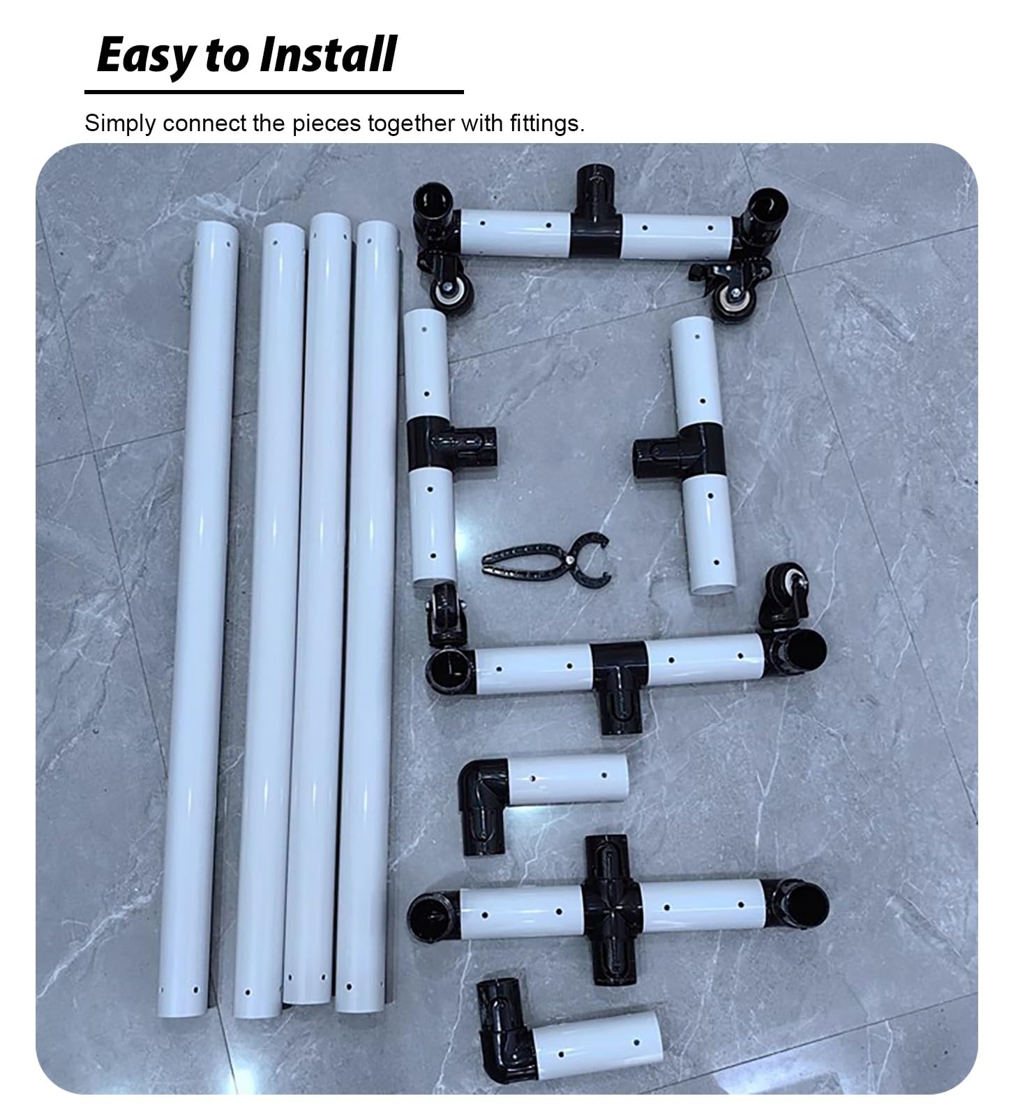 Supporto portatile per Hula Hoop con ruote per una facile conservazione e mobilità, organizer salvaspazio per attrezzature fitness per casa e palestra