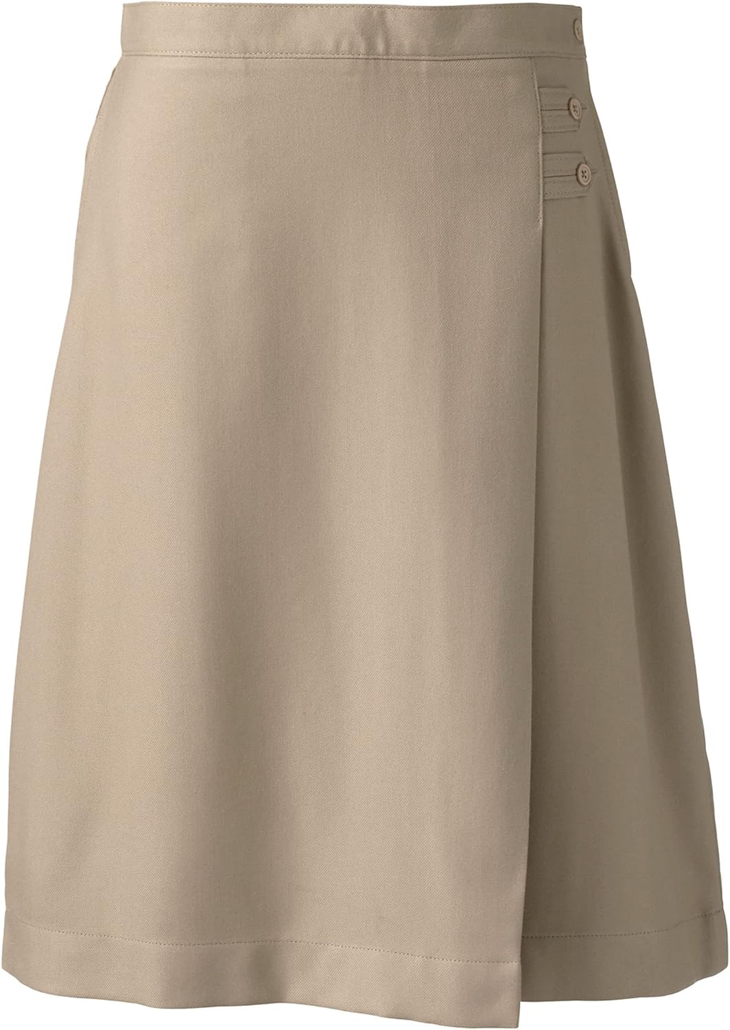 Lands' End School Uniform Women's Solid A-line Skirt Below The Knee