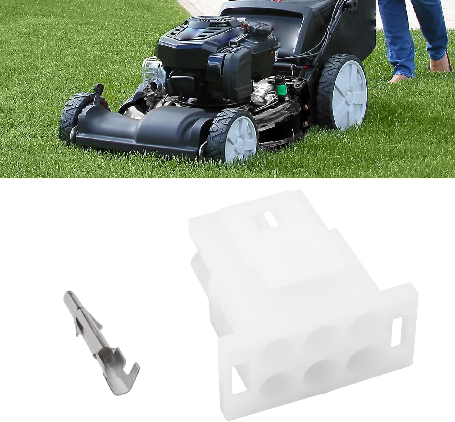 2 Sets of 6pin Ignition Harness Plug Connectors with Terminal Waterproof Shell Harness Plugs Compatible with Briggs & Stratton Lawn Mower