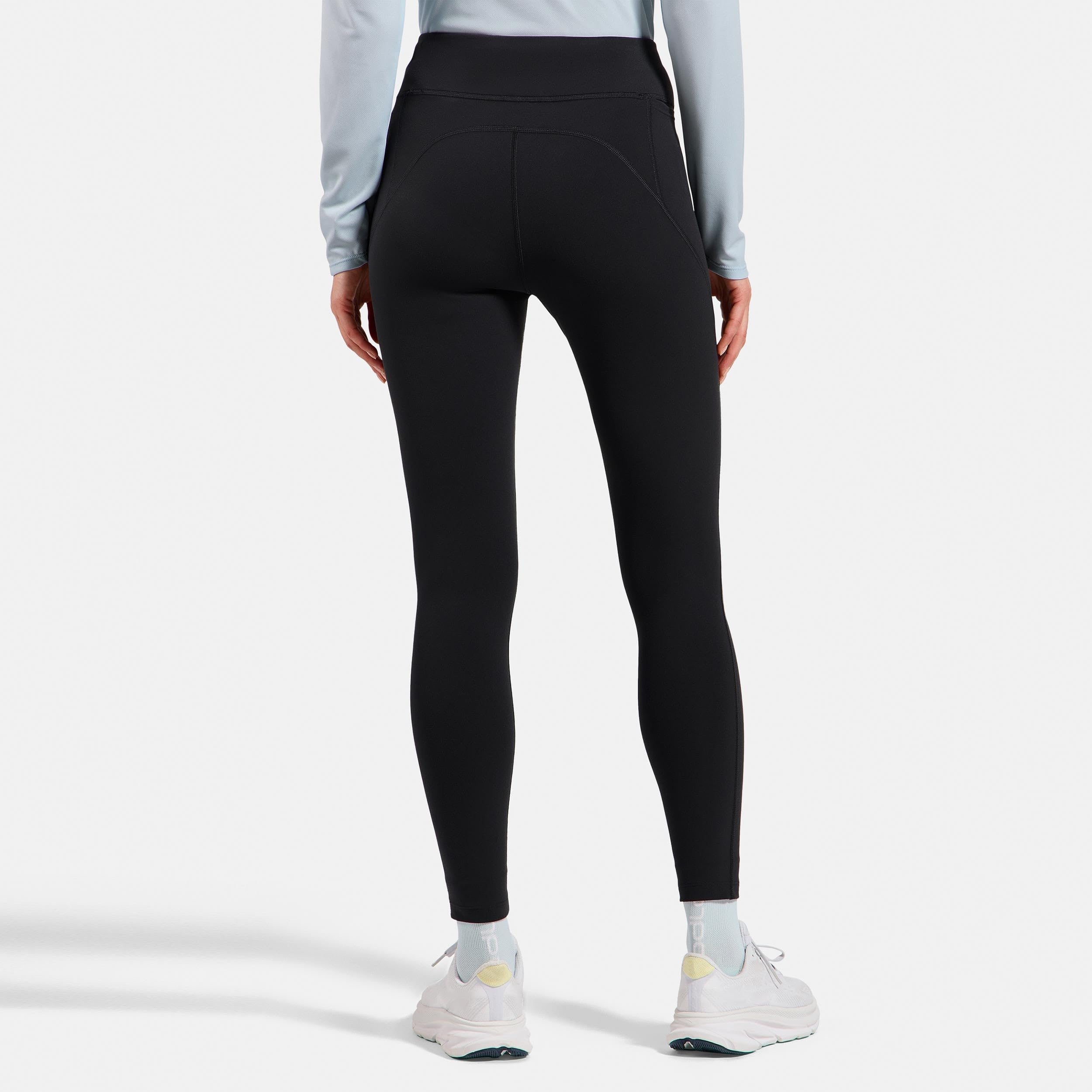 Odlo Essential Tights Damen Laufhose | Fitnessshort |Stützende Tights | Verbesserter Passform | Hoher Komfort | Damen