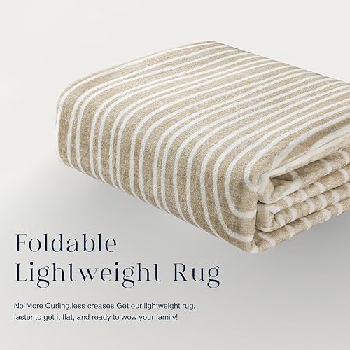 Miniatura 159 de Phantoscope Vintage Collection - Alfombra de área de 8 x 10 pies, alfombra grande para sala de estar, lavable, bohemio, antideslizante