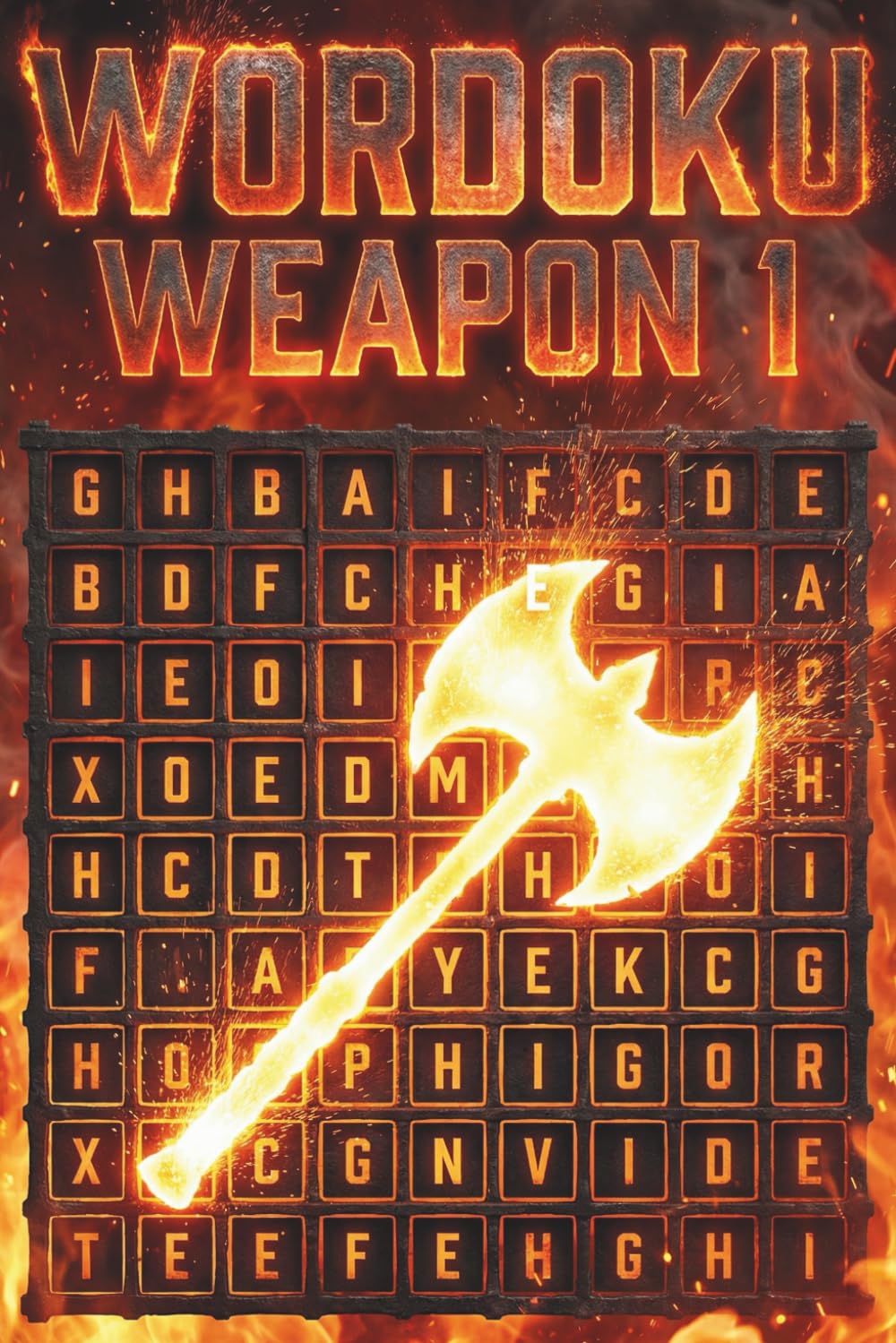 Wordoku Weapon 1: A Letter-Based Sudoku Puzzle Book for Teens and Adults with Hidden Weapons, Five Difficulty Levels, and Full Solutions