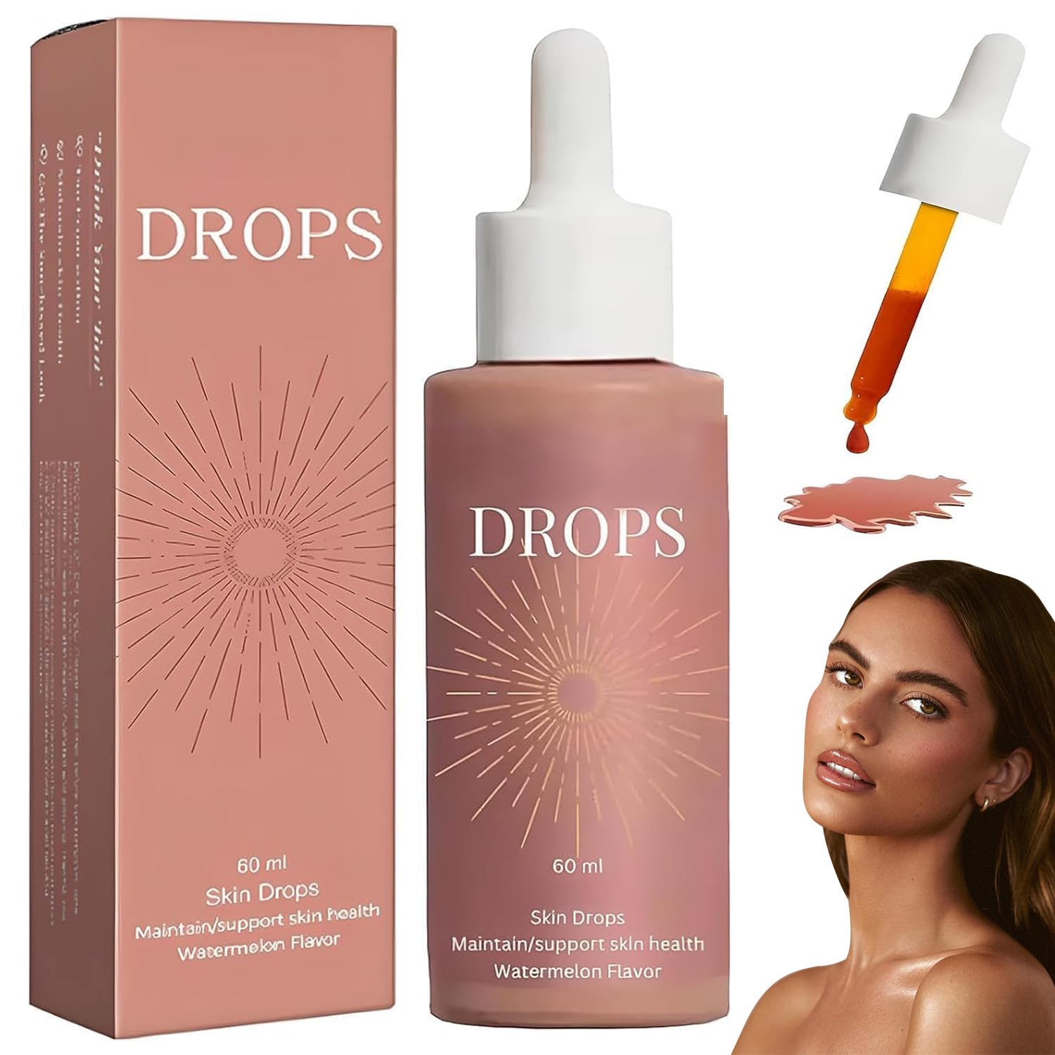 Bräunungstropfen Zum Trinken, Selbstbräuner Tropfen, Trinkbare Bräunungstropfen, Ohne Sonnenschäden, Selbstbräuner Tropfen Schnelle Bräunung, Verstärkt die Natürliche Bräune