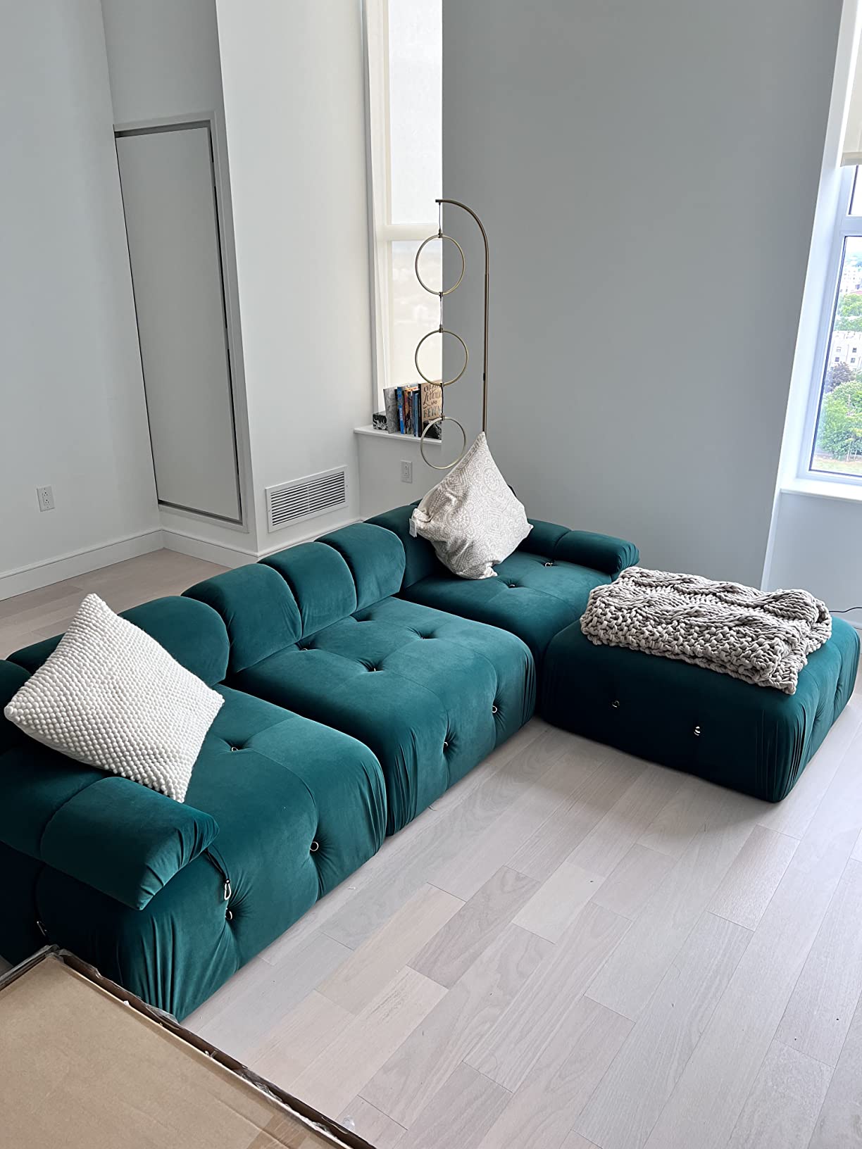 56/mo Finance JACH 138" Convertible Modular Sectional Sofa, UShaped