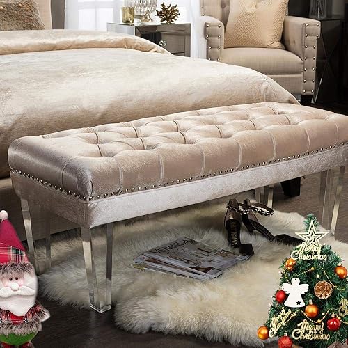 Miniatura 10 de AORYVIC Muebles acrílicos piramidales de 4 pulgadas, patas de cristal transparente, para mesas auxiliares, aparadores, bufés, reposapiés, gabinete,