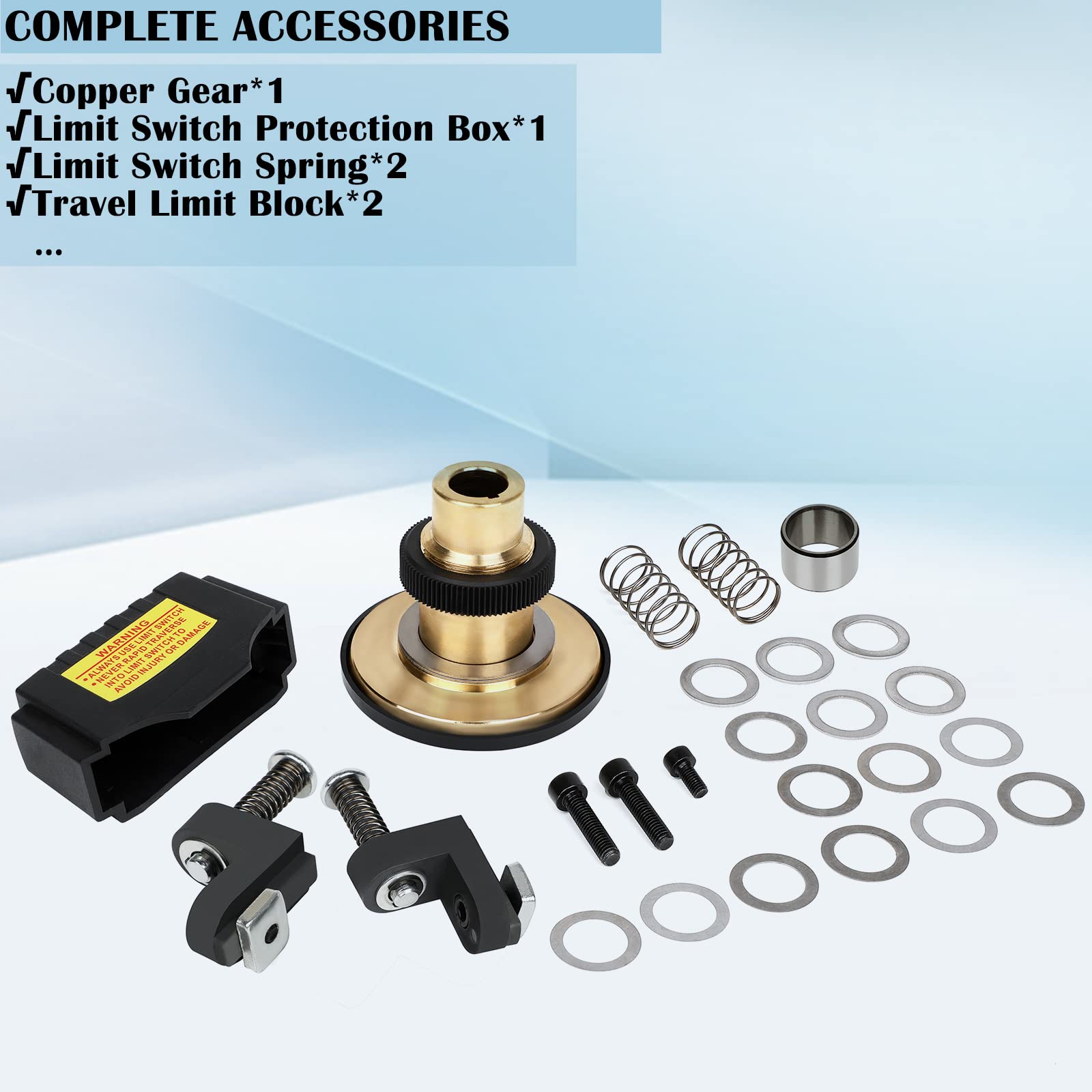 GPOAS Power Feed XAxis for Milling Machine 450 inlb Torque, 0200RPM