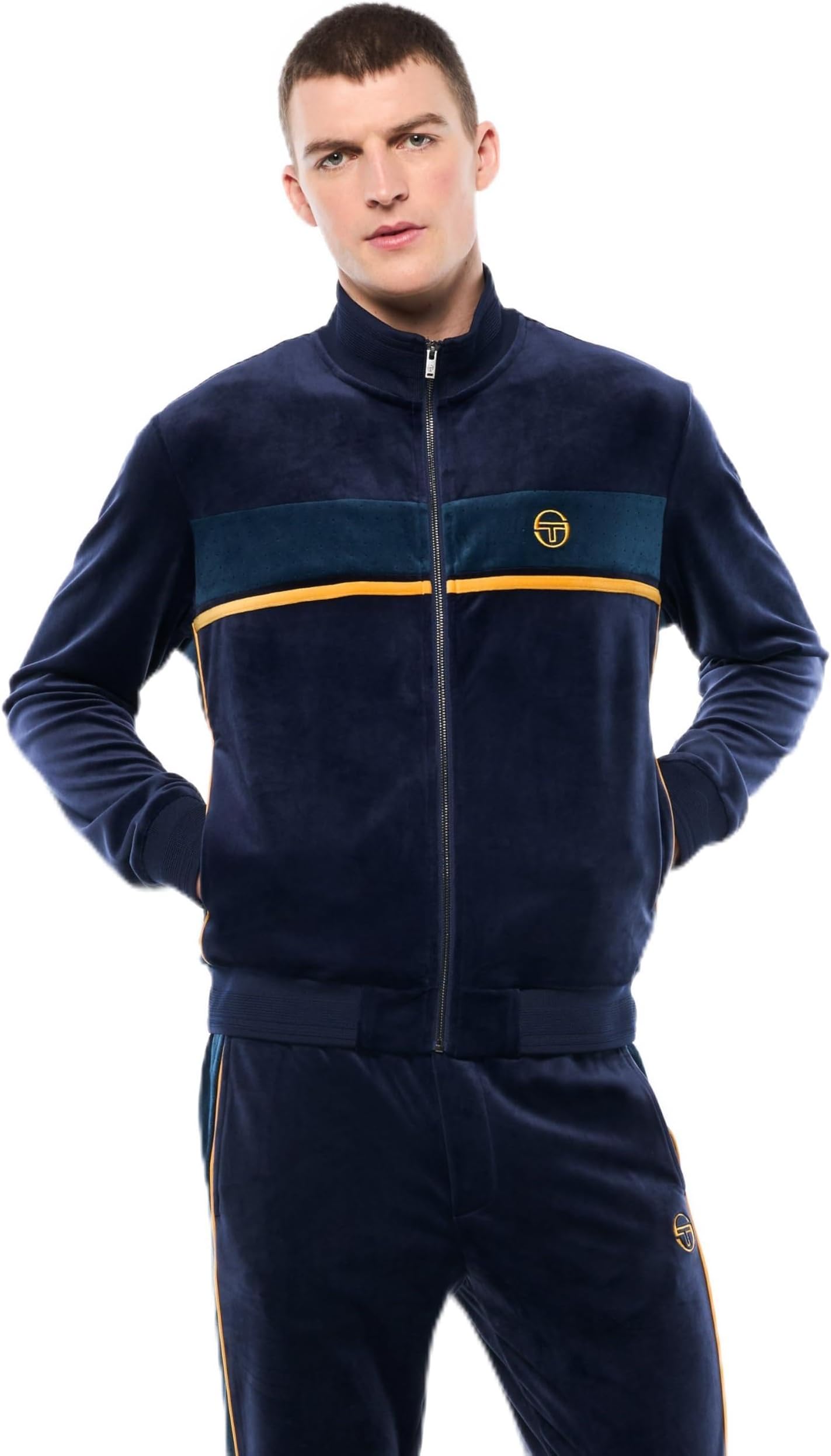Forato Velour Track Jacket