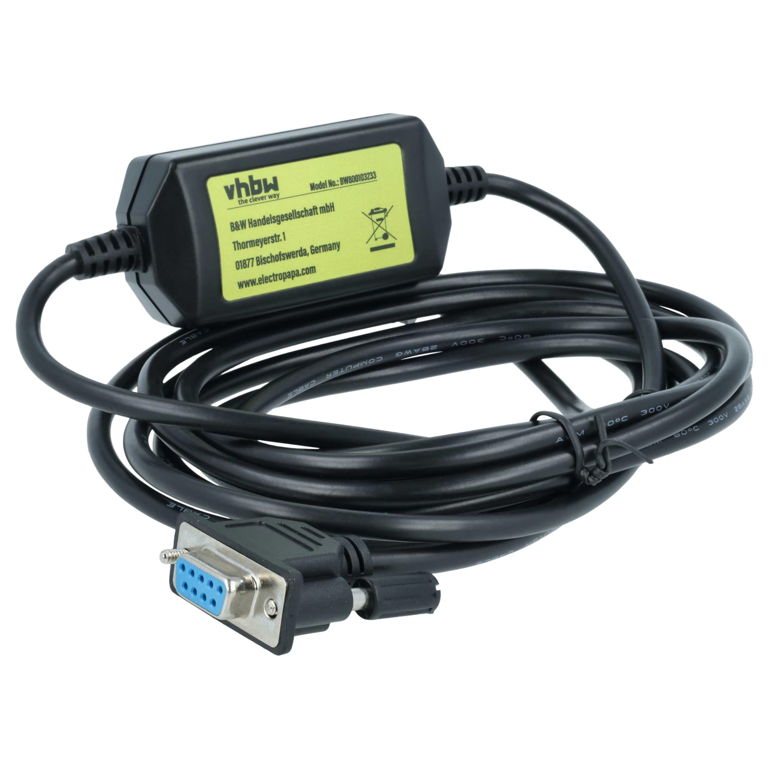 vhbw cavo EIA RS-232 compatibile con Siemens Simatic S5 100U CPU 100 computer & periferiche - Adattatore seriale, 300 cm, nero