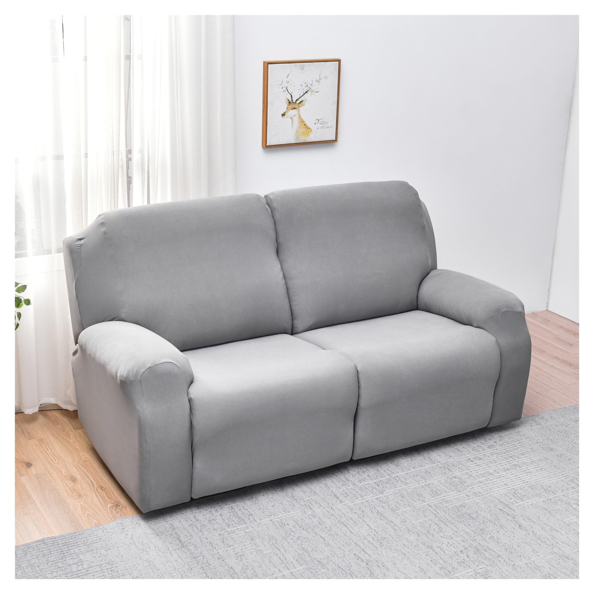 Funda De Sofá Relajante Reclinable Elástica De 2 Plazas, Funda De Sofá Relajante Reclinable Universal con Bolsillos, Funda De Silla Lavable De 6 Piezas, Fundas De Sofá De Masaje Eléctrico(#5)