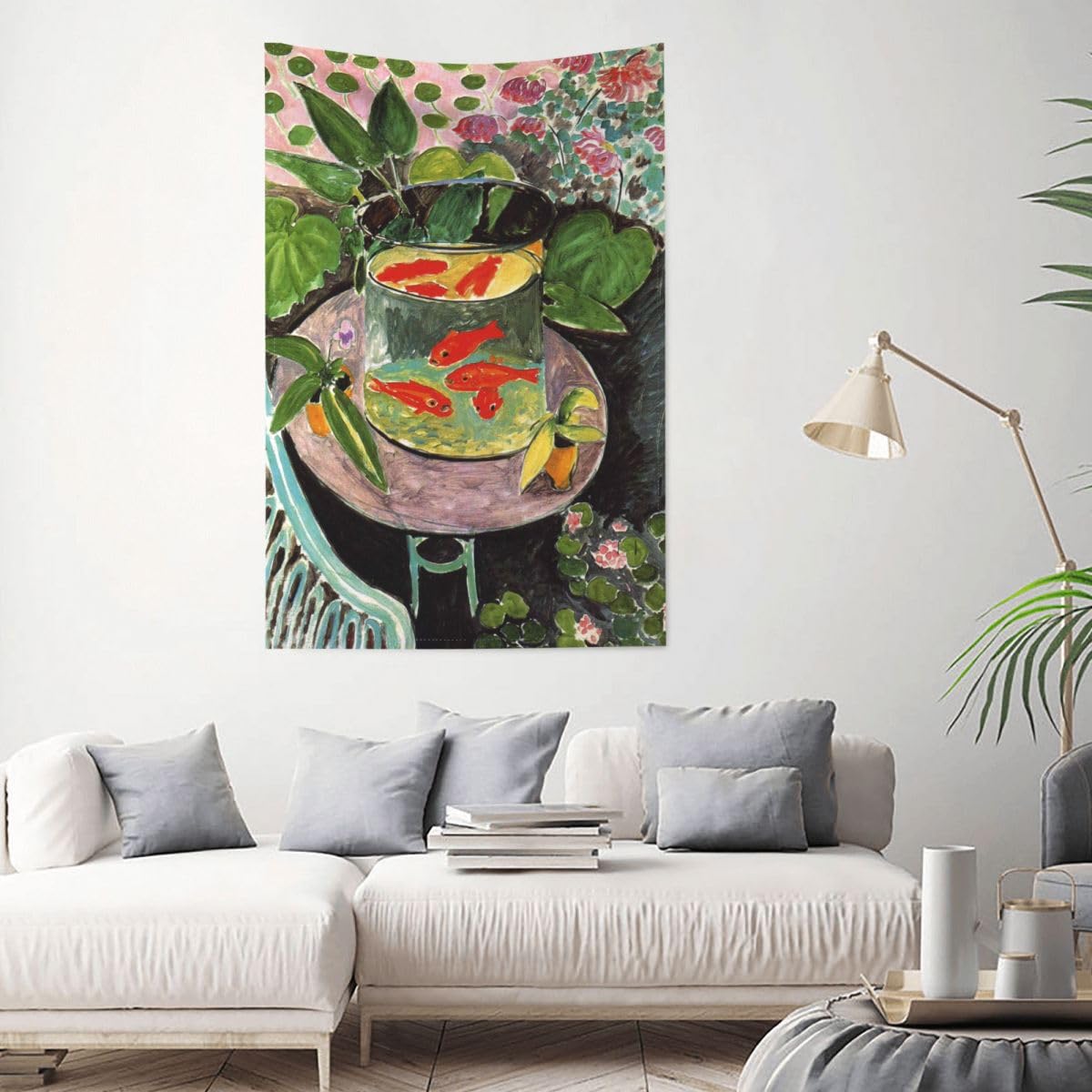 Amazon.co.jp: アンリ・マティス 金魚 タペストリー オシャレ