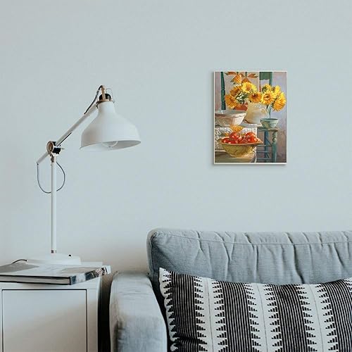 Miniatura 2 de Stupell Industries Heide Presse - Placa de pared de madera con diseño de girasol y cosecha de otoño, arte de madera muerta, 10 x 15 pulgadas