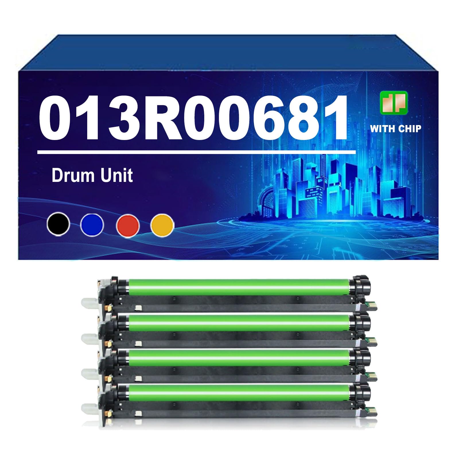 013R00681 Unità Di Tamburo Compatibile Per Xerox AltaLink C8130 C8135 C8145 C8155 C8170 Stampanti, 180000 Pagine,013R00681-4 PACK